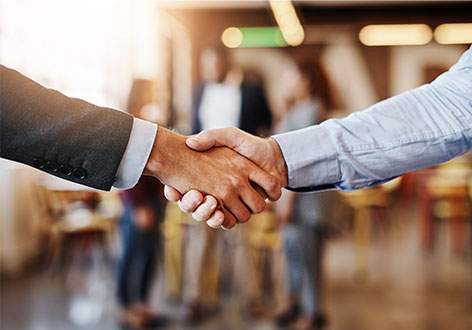 Row Image Handshake